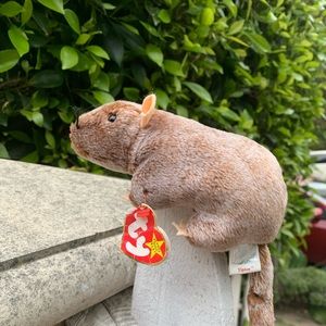COPY - Ty Tiptoe the rat 🐀 Beanie baby #19